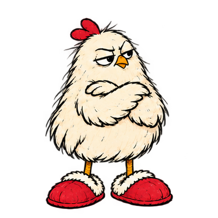 Unimpressed SlipperChicken