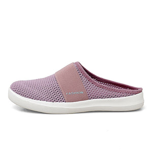 Women's pink summer slippers