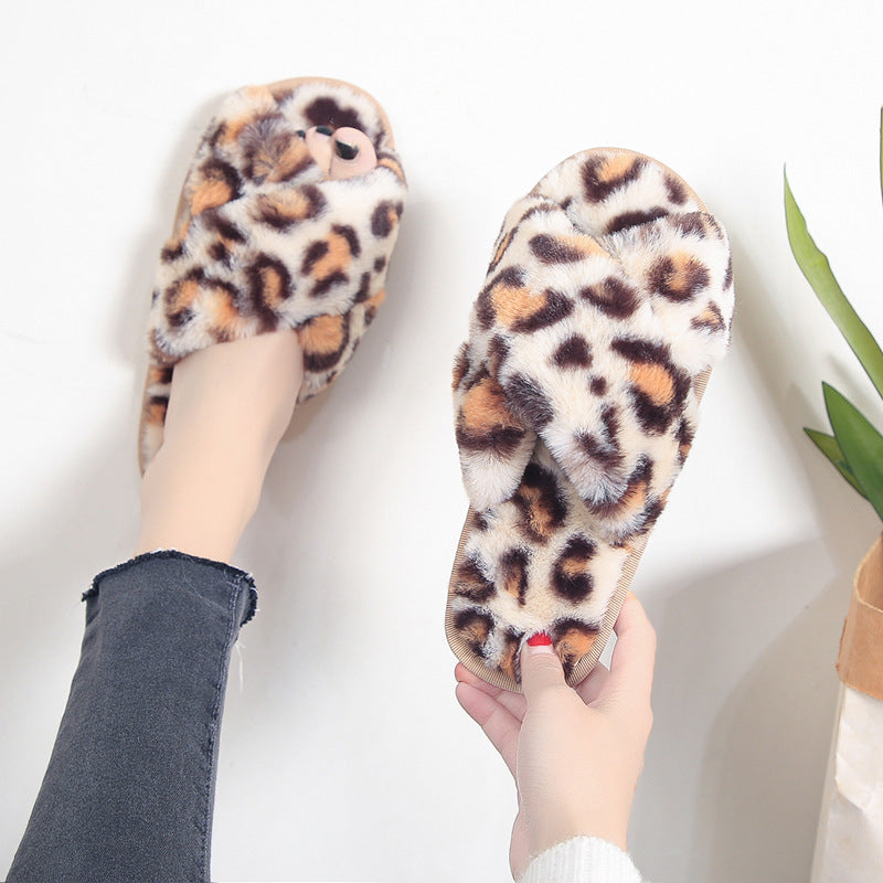 Leopard Slippers