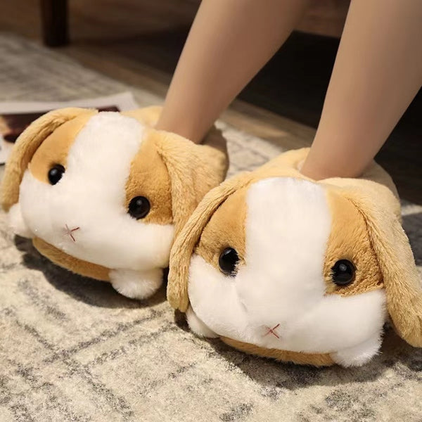 Plush Bunny Slippers