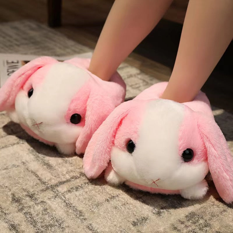 Plush Bunny Slippers