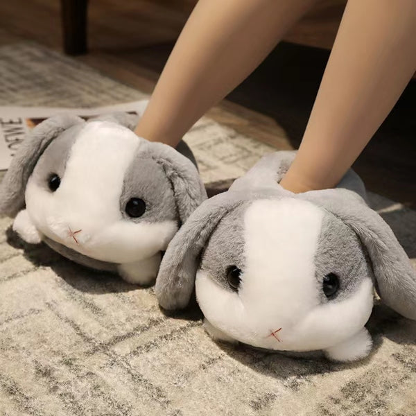 Plush Bunny Slippers